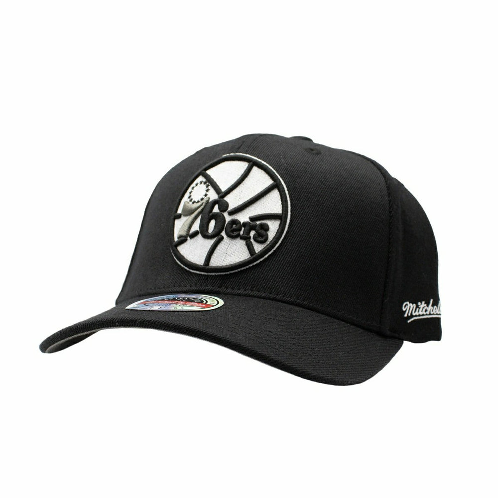 Philadelphia 76ers Monochrome Classic Red Stretch-Snap NBA Cap Black Taass for sale