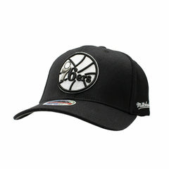 Philadelphia 76ers Monochrome Classic Red Stretch-Snap NBA Cap Black Taass for sale