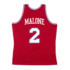 Moses Malone #2 Philadelphia 76ers 1982-83 Mitchell & Ness Swingman NBA Jersey Red Taass US