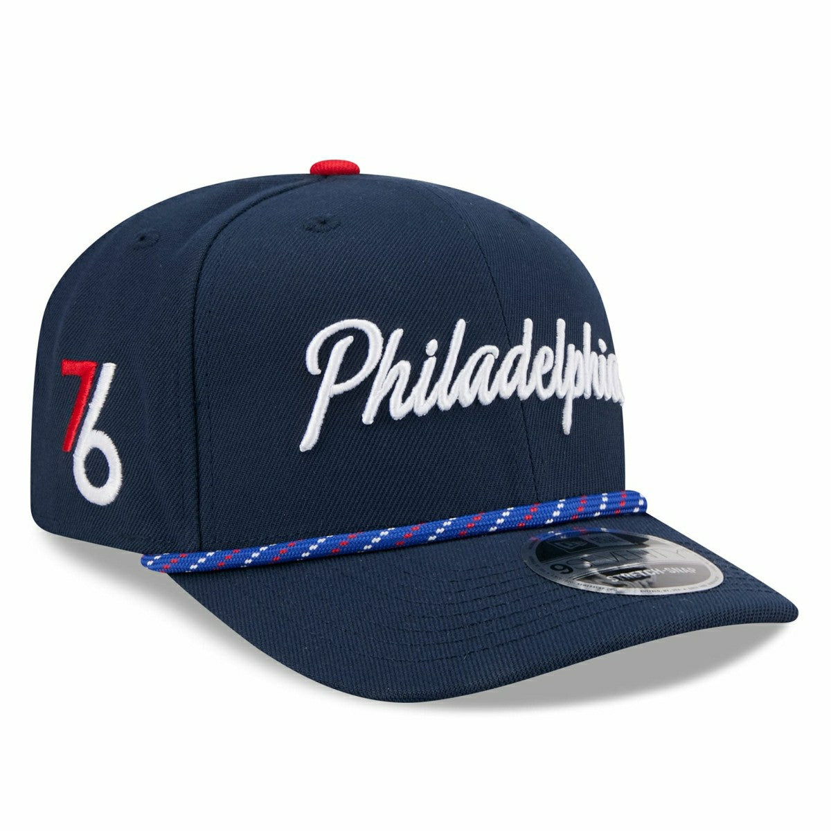 Philadelphia 76ers 2025-26 NBA City Edition 9SEVENTY Stretch-Snap Cap Lifestyle
