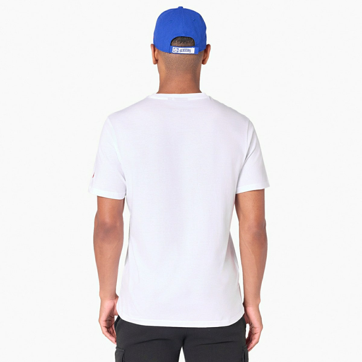 Philadelphia 76ers Team Logo New Era NBA T-Shirt White Fashion