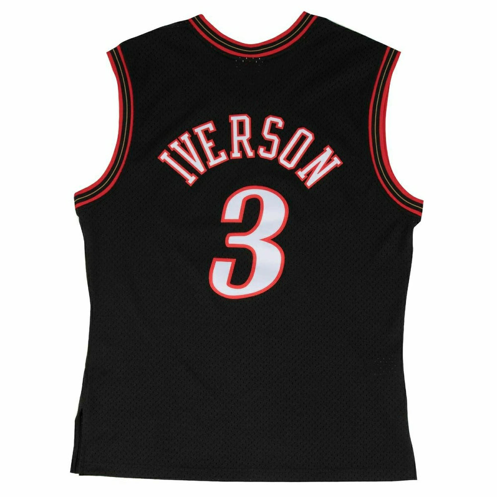 Allen Iverson #3 Philadelphia 76ers 2000-01 Swingman NBA Jersey Black Lifestyle