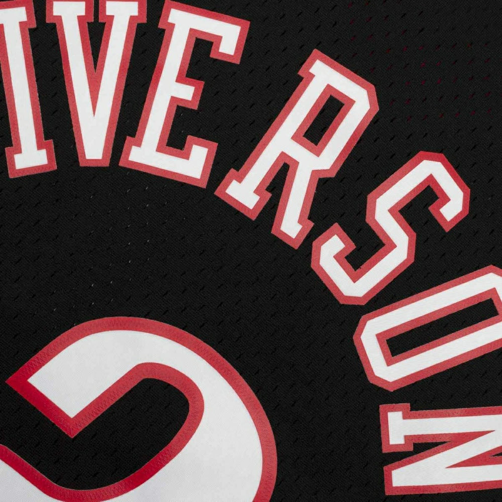 Allen Iverson #3 Philadelphia 76ers 2000-01 Swingman NBA Jersey Black Lifestyle
