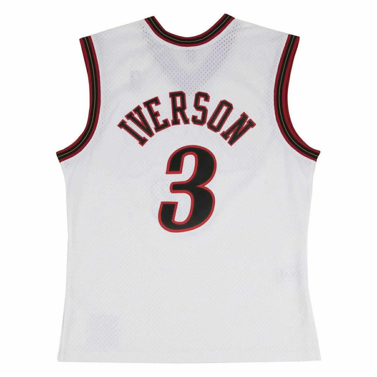 Allen Iverson #3 Philadelphia 76ers 2000-01 Mitchell & Ness Swingman NBA Jersey White Taass for sale