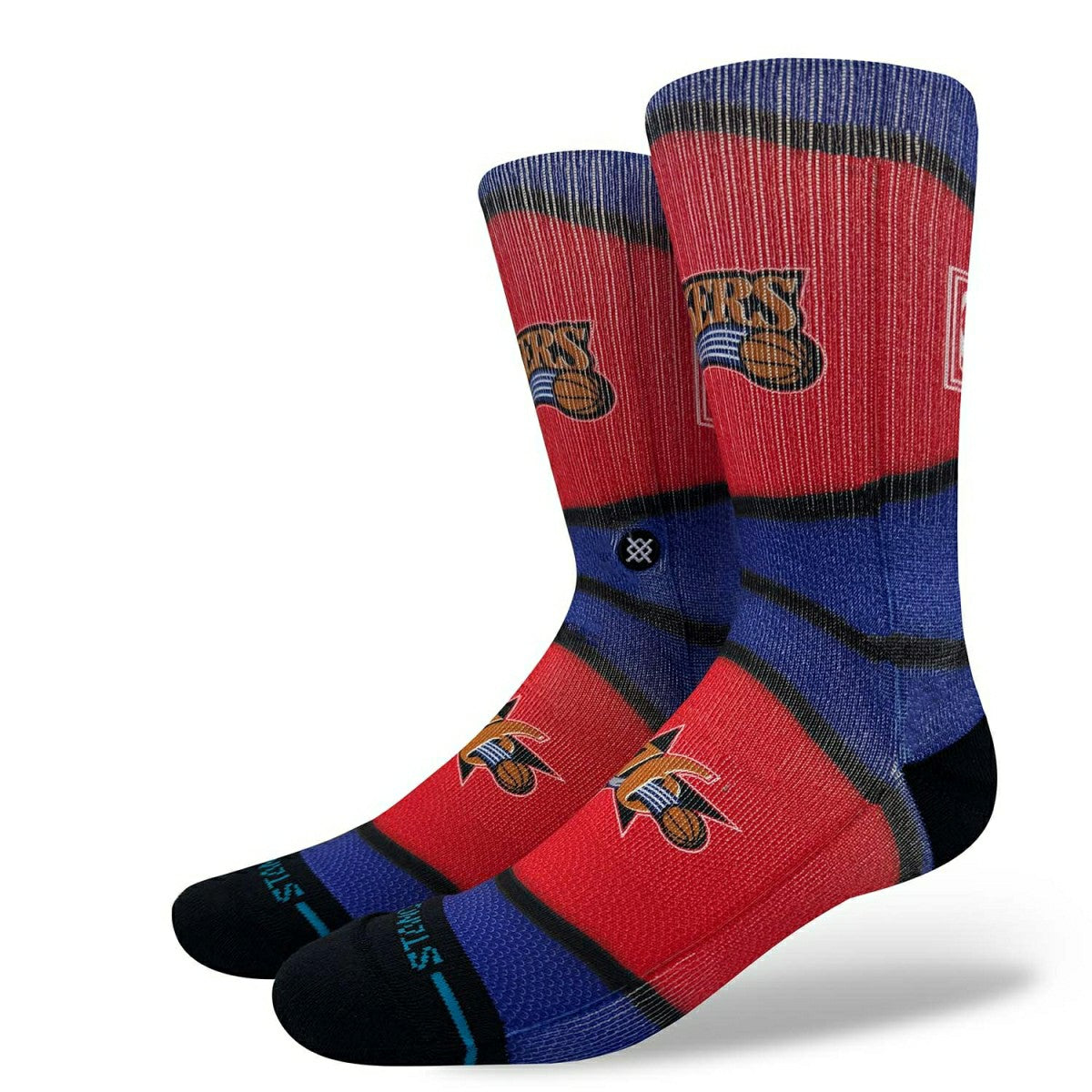 Philadelphia 76ers Classic Mini Ball Stance Crew Socks Classic