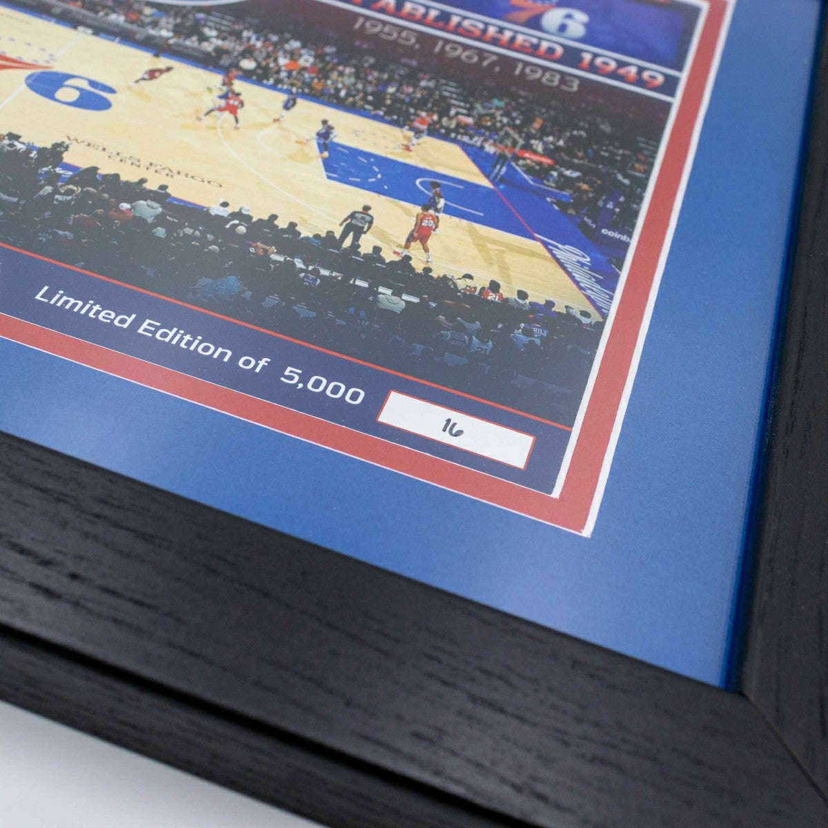 Philadelphia 76ers 3-Time NBA Champions Bronze Coin Framed Photo Taass sale