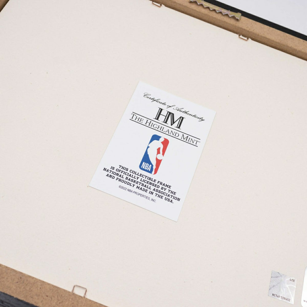 Philadelphia 76ers 3-Time NBA Champions Bronze Coin Framed Photo Taass sale