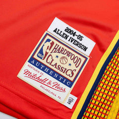 Allen Iverson #3 Syracuse Nationals 2004-05 Mitchell & Ness Authentic NBA Jersey Red Fashion