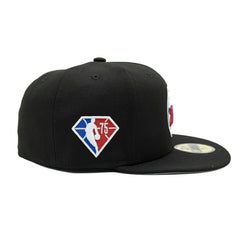 Philadelphia 76ers 75th Anniversary New Era 59FIFTY Fitted NBA Cap Lifestyle