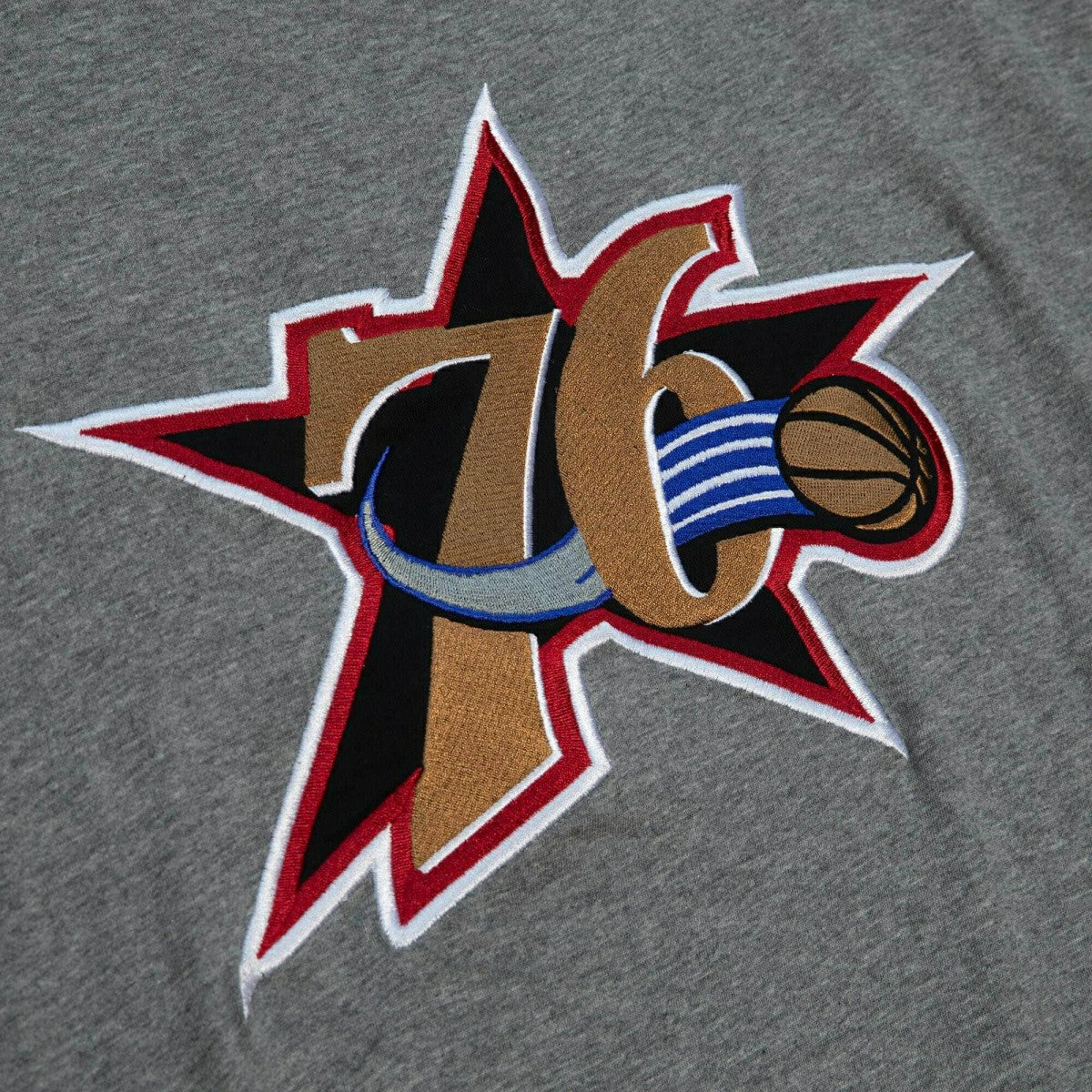 Philadelphia 76ers Mitchell & Ness Color Blocked Classic NBA T-Shirt Taass sale