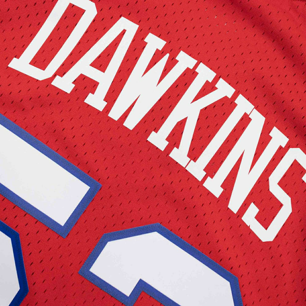 Darryl Dawkins #53 Philadelphia 76ers 1979-80 Mitchell & Ness Swingman NBA Jersey Red Taass for sale