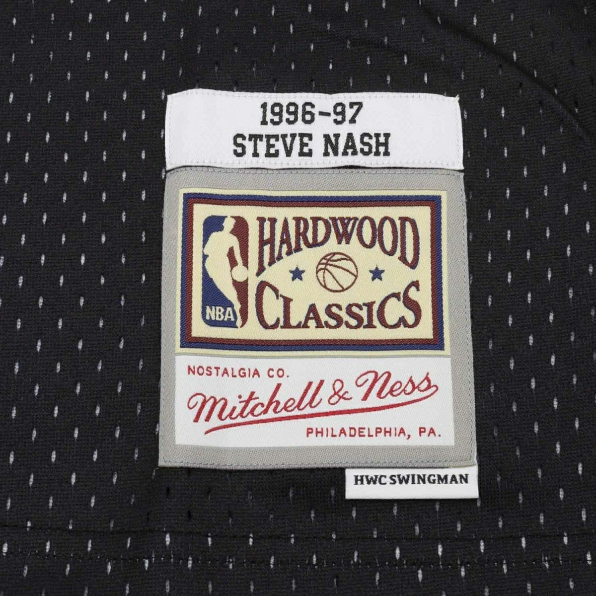 Steve Nash #13 Phoenix Suns 1996-97 Swingman NBA Jersey Black Taass sale