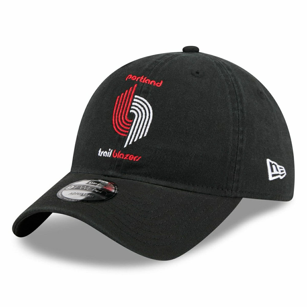 Portland Trail Blazers Hardwood Classics 9TWENTY Adjustable Cap Black Taass sale