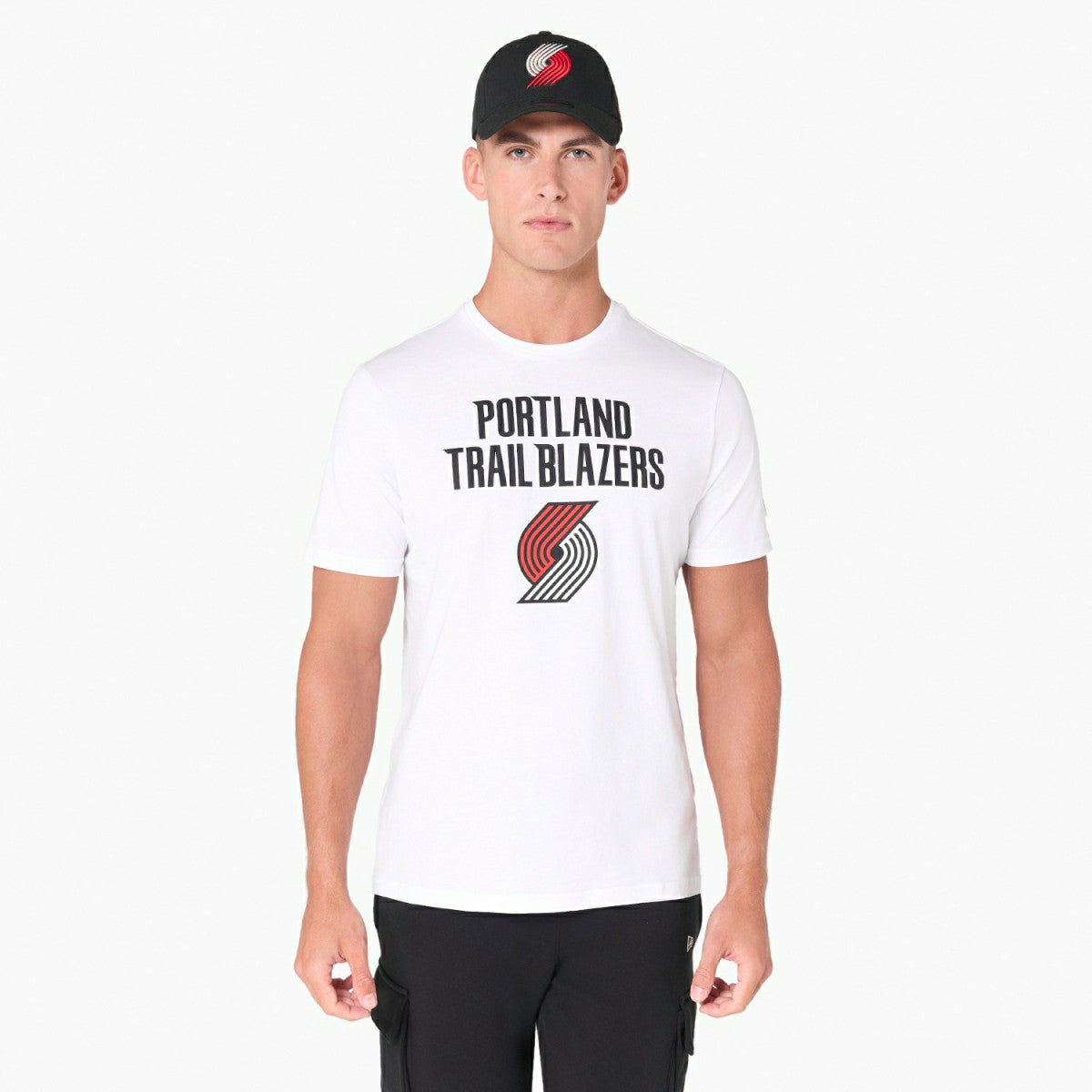 Portland Trail Blazers Team Logo New Era NBA T-Shirt Classic
