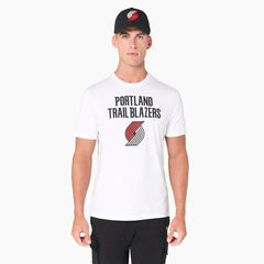Portland Trail Blazers Team Logo New Era NBA T-Shirt Classic