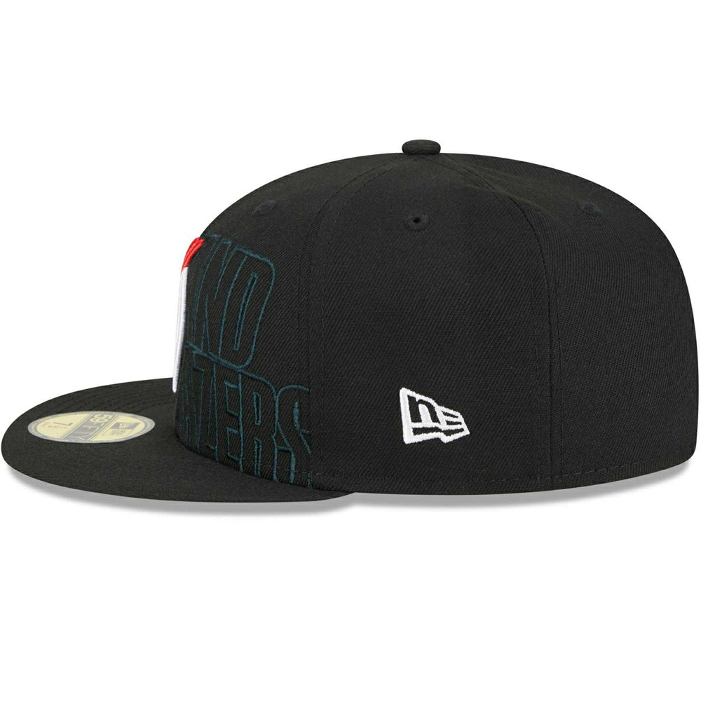 Portland Trail Blazers 2023 NBA Draft New Era 59FIFTY Fitted Cap Black Taass US