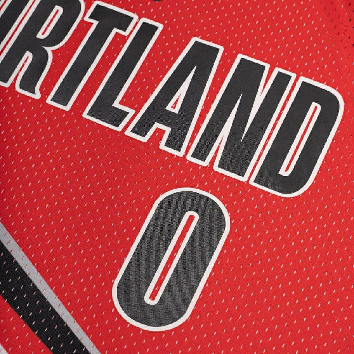 Damian Lillard #0 Portland Trail Blazers 2012-13 Mitchell & Ness Swingman NBA Jersey Red Lifestyle