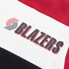 Portland Trail Blazers Mitchell & Ness Color Blocked NBA Fleece Hoodie Classic