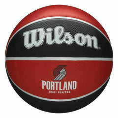 Portland Trail Blazers Team Tribute Wilson NBA Basketball (Size 7) Fashion