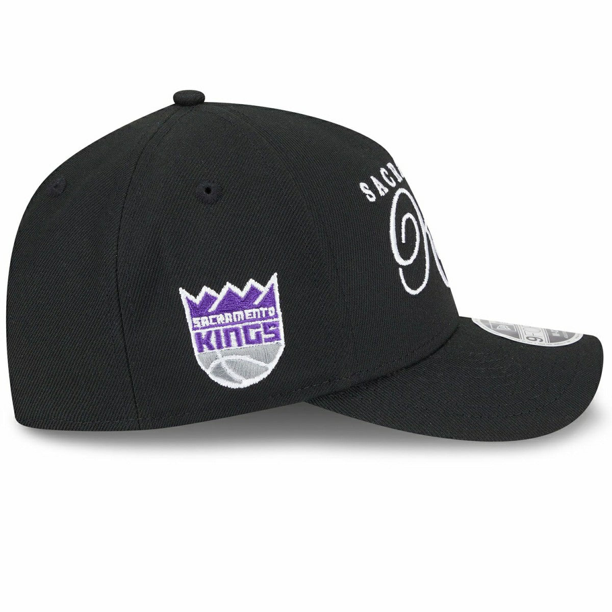 Sacramento Kings 2025 NBA Draft 9FORTY M-Crown A-Frame Snapback Cap Black Classic