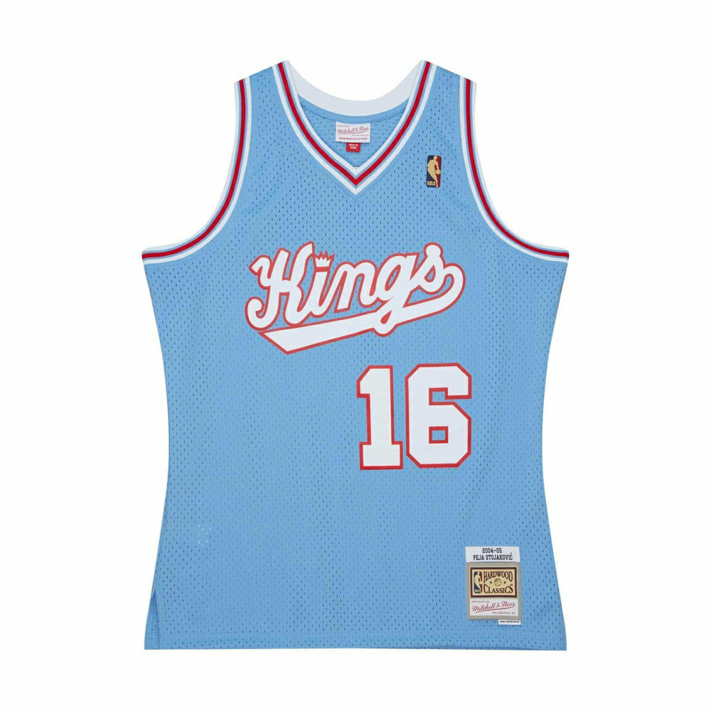 Predrag Stojaković #16 Sacramento Kings 2004-05 HWC Swingman NBA Jersey Blue Lifestyle