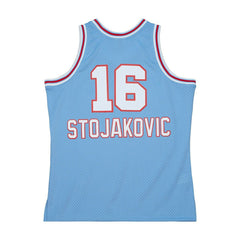 Predrag Stojaković #16 Sacramento Kings 2004-05 HWC Swingman NBA Jersey Blue Lifestyle