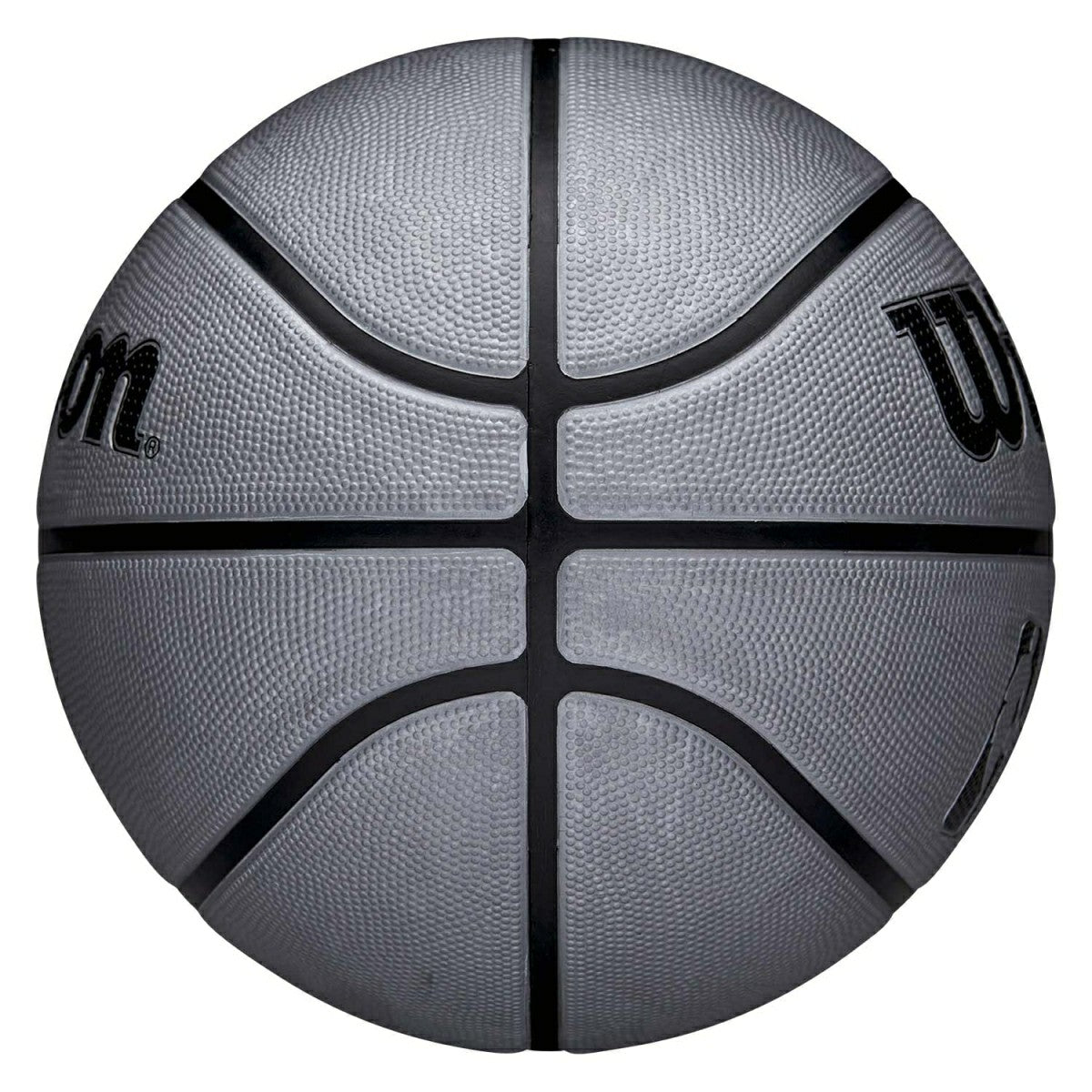 San Antonio Spurs Solid Wilson NBA Basketball Silver (Size 5) Fashion