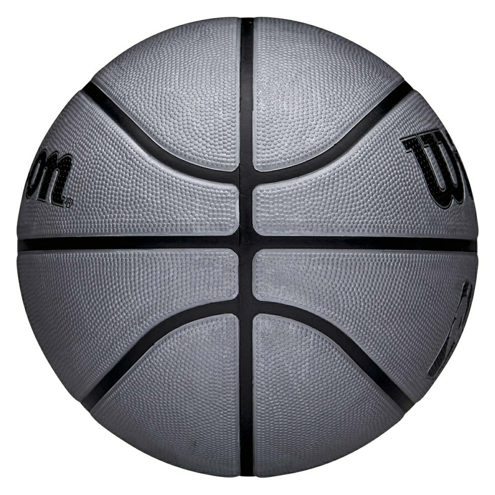 San Antonio Spurs Solid Wilson NBA Basketball Silver (Size 5) Fashion