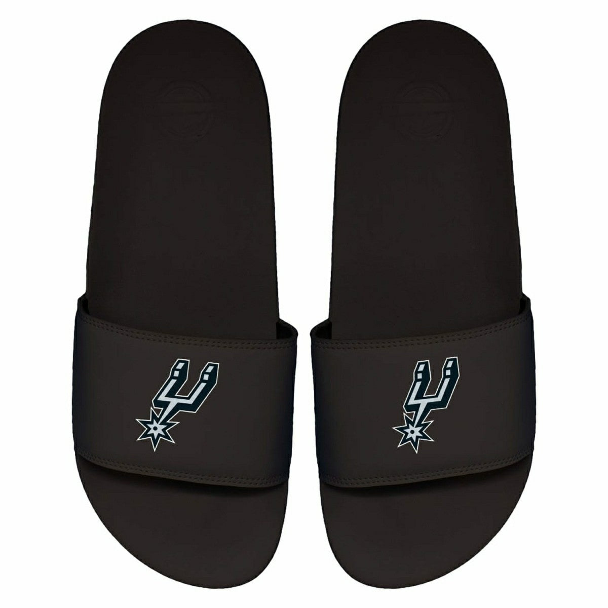San Antonio Spurs Primary Logo ISlide NBA Gel Slides Black Classic