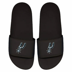 San Antonio Spurs Primary Logo ISlide NBA Gel Slides Black Classic
