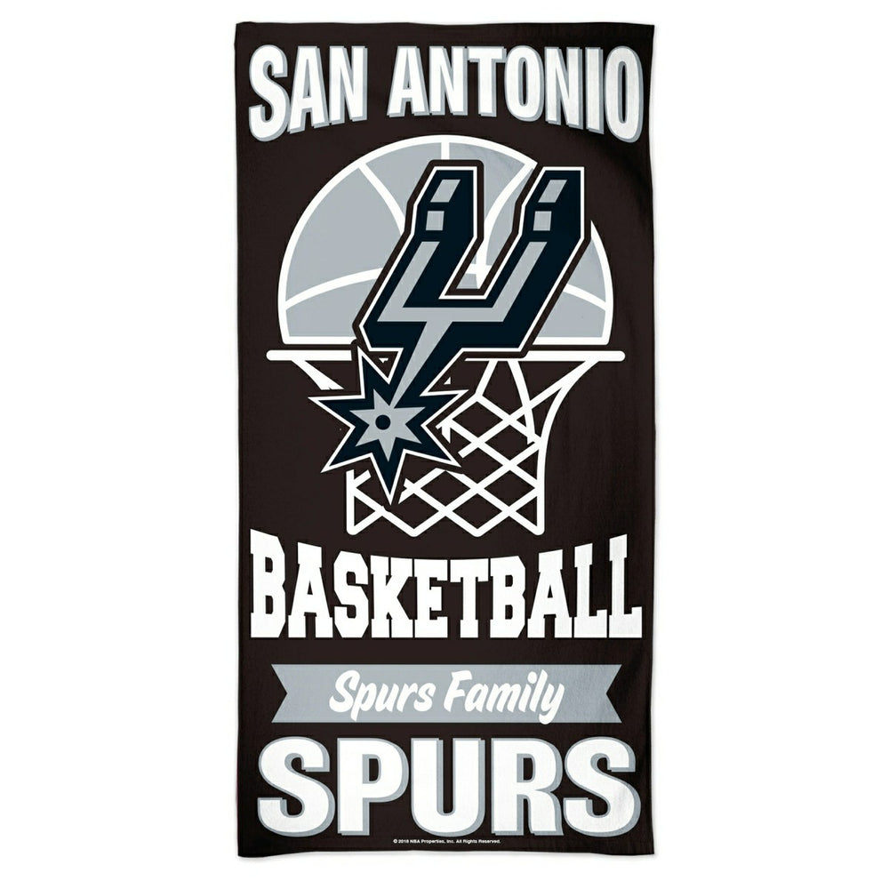 San Antonio Spurs Slogan WinCraft NBA Beach Towel Taass sale