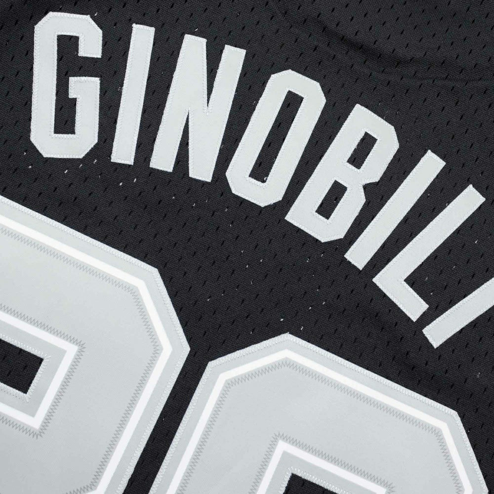 Manu Ginobili #20 San Antonio Spurs Black Mitchell & Ness Swingman NBA Jersey Taass US