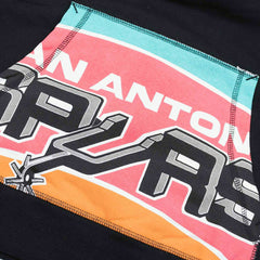 San Antonio Spurs Cropped Logo Mitchell & Ness NBA Hoodie Black Taass US