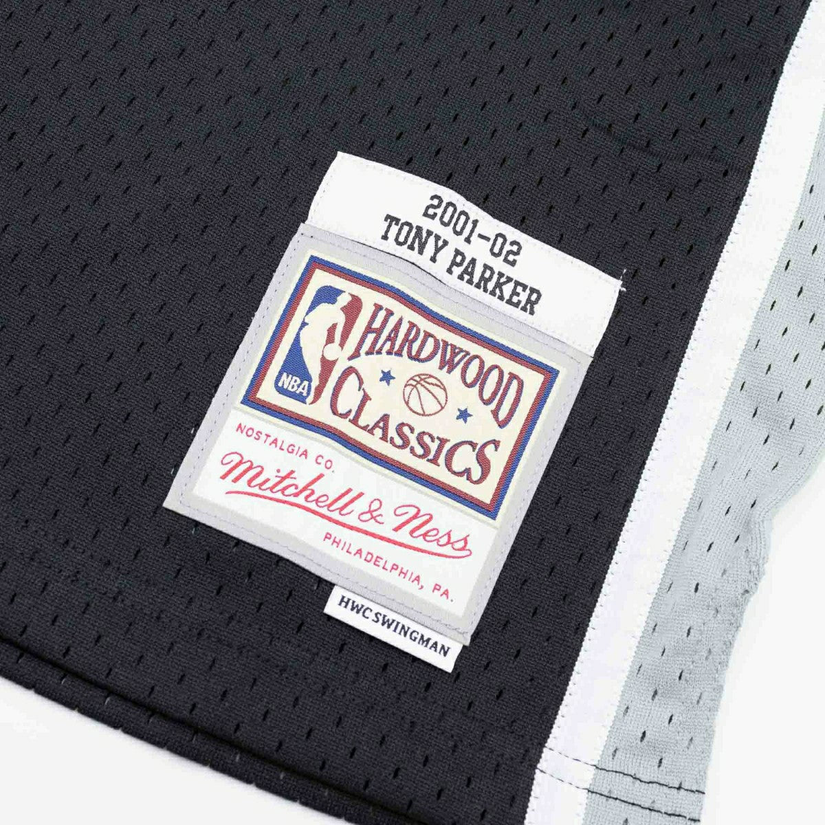 Tony Parker #9 San Antonio Spurs 2001-02 Mitchell & Ness Swingman NBA Jersey Black Taass US