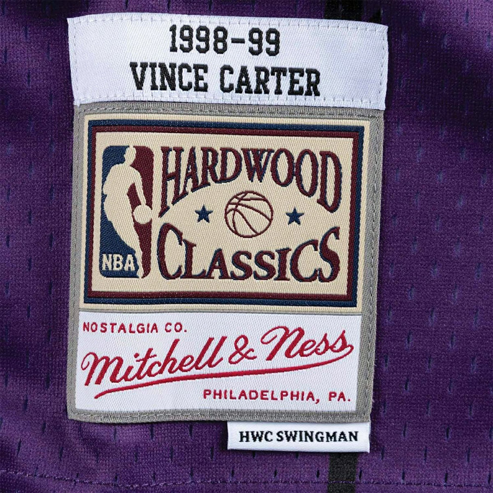 Vince Carter #15 Toronto Raptors 1998-99 Mitchell & Ness Swingman NBA Jersey Purple Fashion