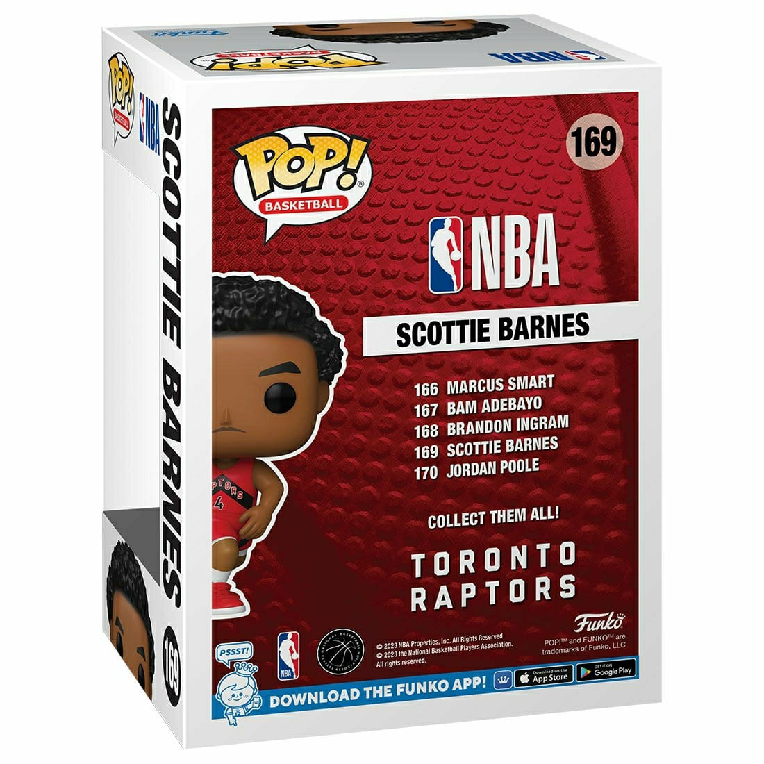 Funko POP! #169 Scottie Barnes Toronto Raptors Vinyl NBA Figure Lifestyle