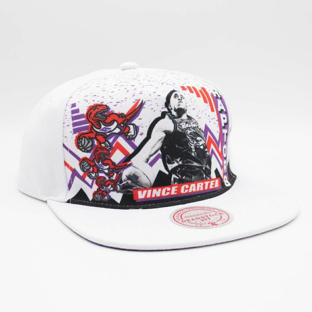 Toronto Raptors Vince Carter 90s Playa Mitchell & Ness Deadstock Snapback Cap Lifestyle