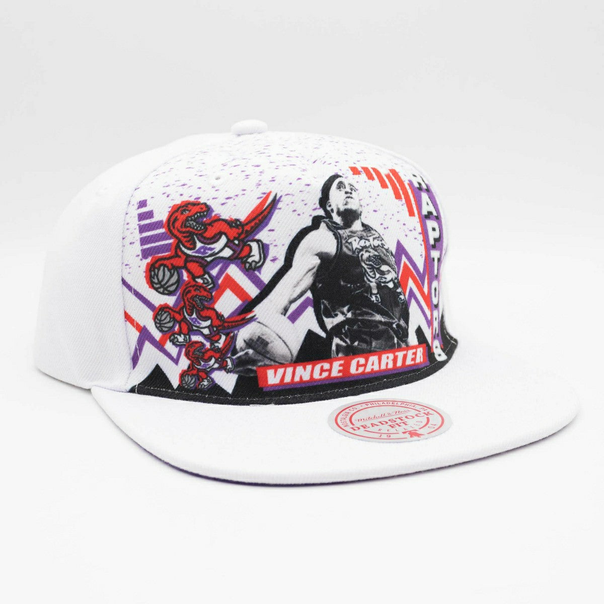 Toronto Raptors Vince Carter 90s Playa Mitchell & Ness Deadstock Snapback Cap Lifestyle