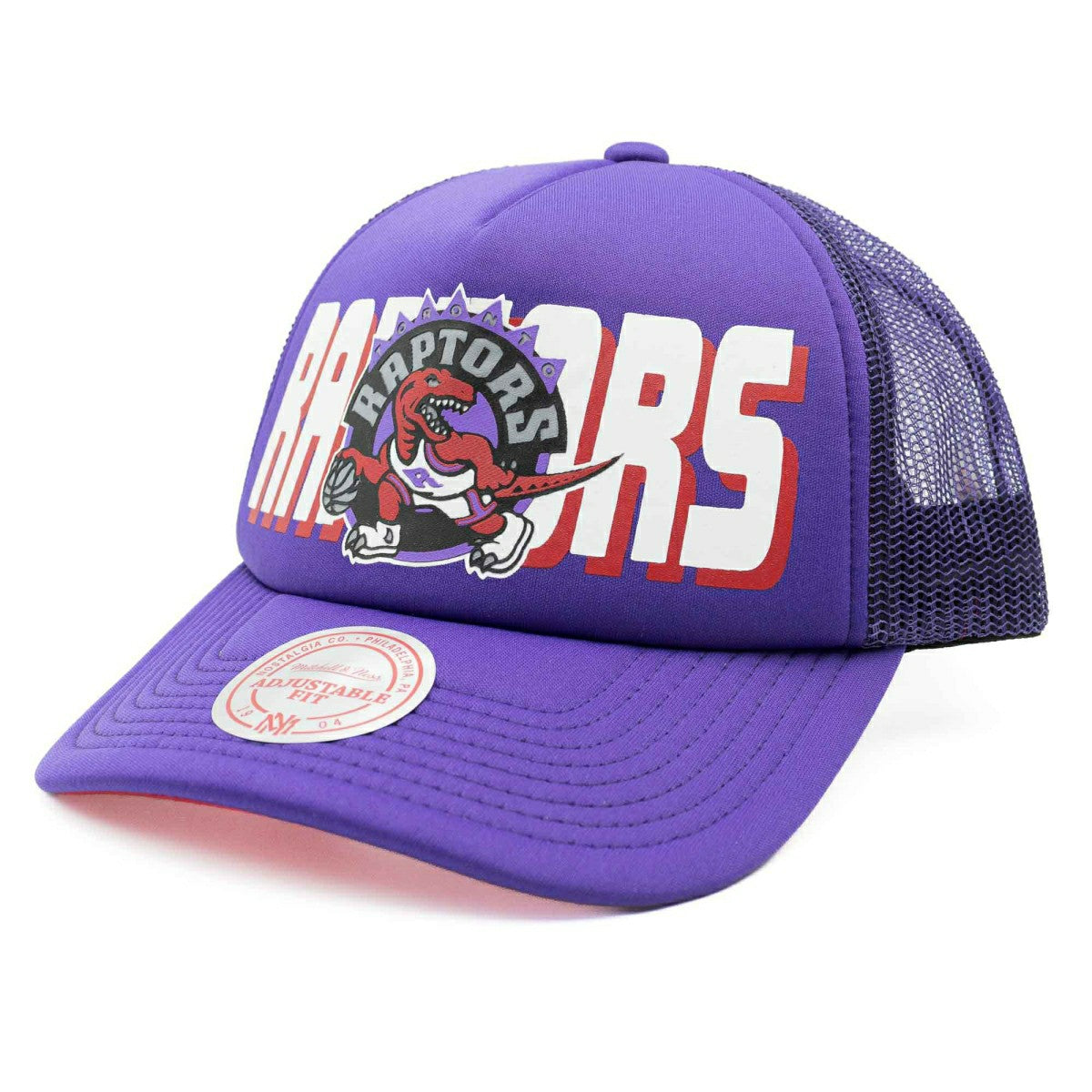 Toronto Raptors NBA Billboard Mitchell & Ness Trucker Cap Taass sale