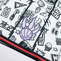 Toronto Raptors Doodle Mitchell & Ness Swingman NBA Shorts Taass for sale