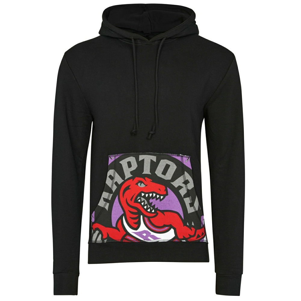 Toronto Raptors Cropped Logo Mitchell & Ness NBA Hoodie Black Taass US