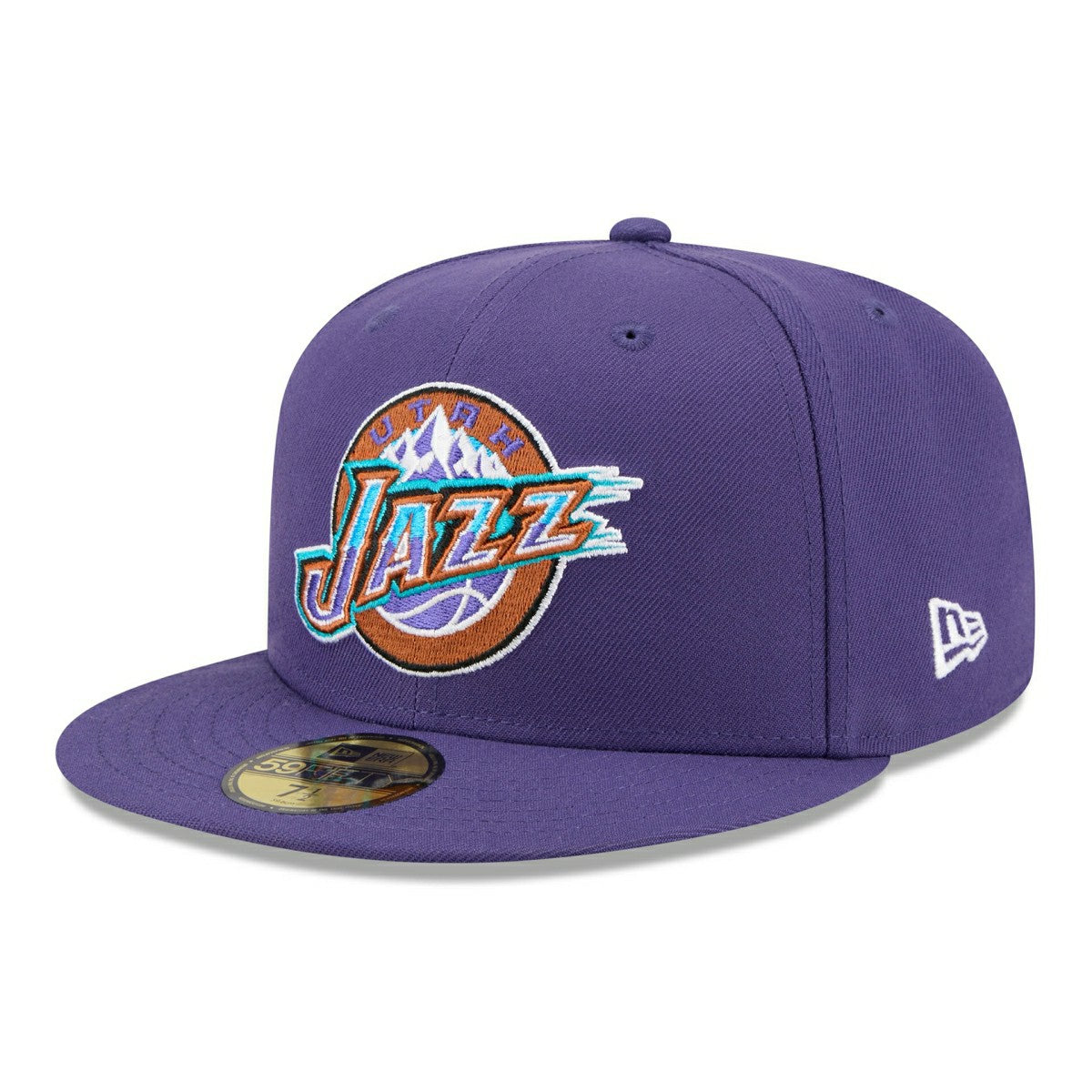 Utah Jazz 1979-1996 Hardwood Classics 59FIFTY Fitted Cap Purple Taass for sale