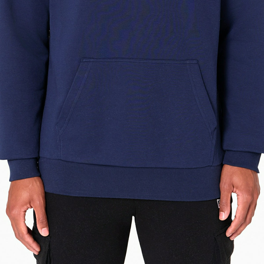 Utah Jazz Team Logo New Era Hoodie NBA Sweatshirt Navy Classic