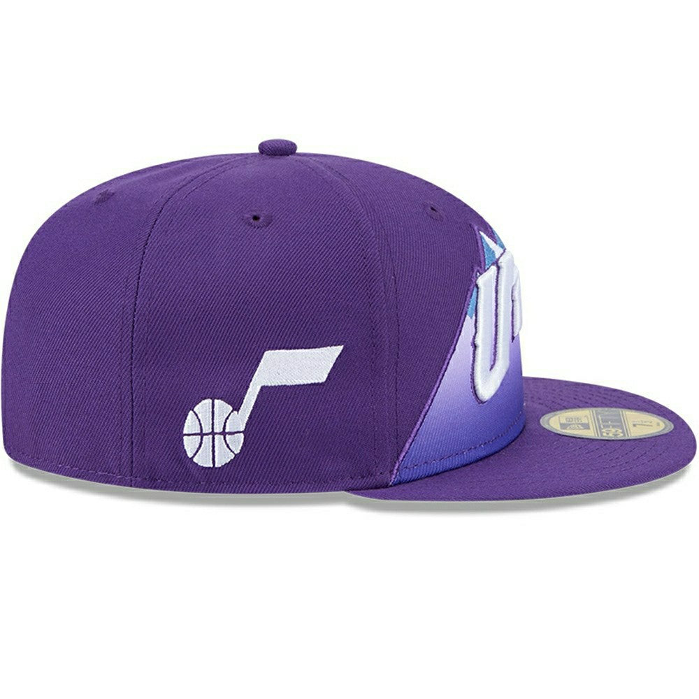 Utah Jazz 2024 NBA City Edition New Era 59FIFTY Fitted Cap Taass sale