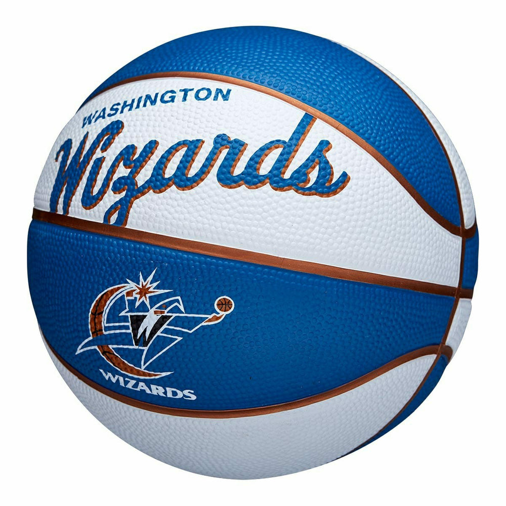 Washington Wizards NBA Retro Wilson Mini Basketball (Size 3) Classic