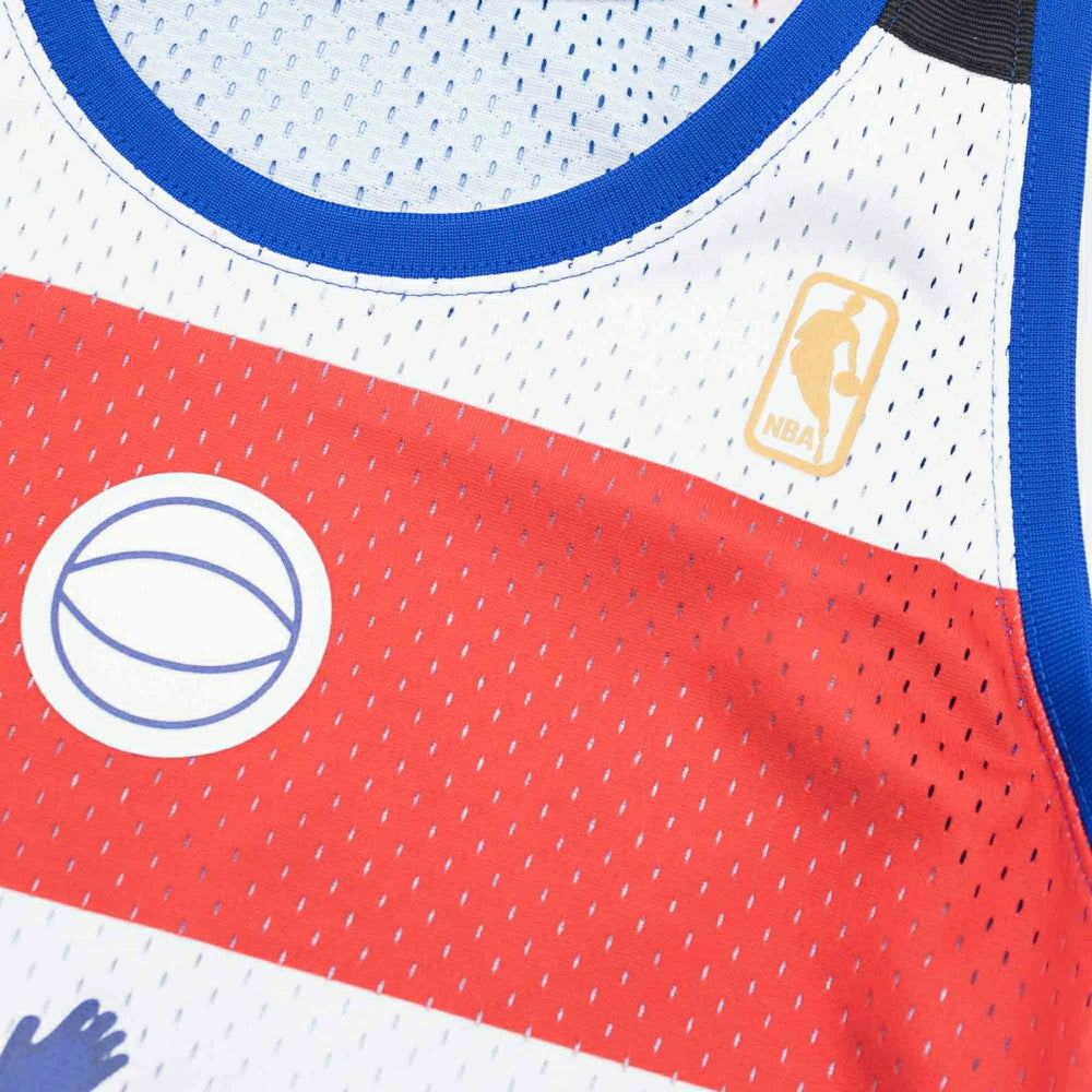 Chris Webber #4 Washington Bullets 1996-97 Mitchell & Ness Swingman NBA Jersey Taass for sale