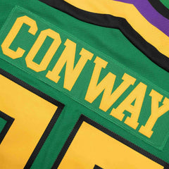The Mighty Ducks #96 Charlie Conway Replica Hockey Jersey Green Taass sale