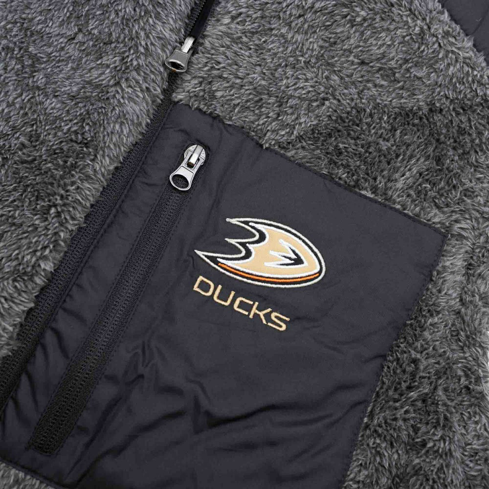 Anaheim Ducks G-III NHL Reversible Sherpa Winter Vest Taass sale