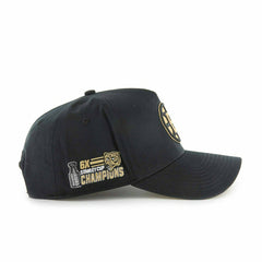 Boston Bruins Stanley Cup Patch Sure MVP Snapback NHL Cap Black Taass for sale