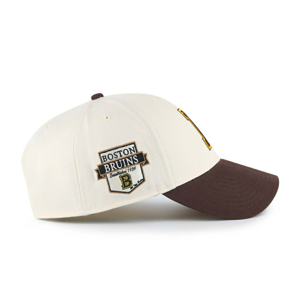 Boston Bruins Established Patch Sure MVP Snapback NHL Cap Natural Taass US